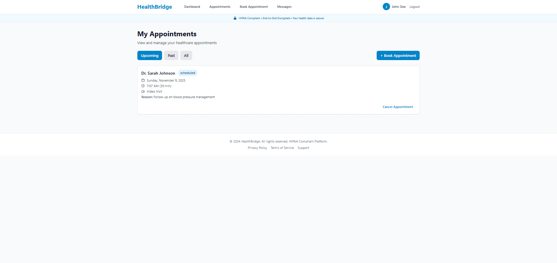 Telehealth & Patient Management Platform - Screenshot 2