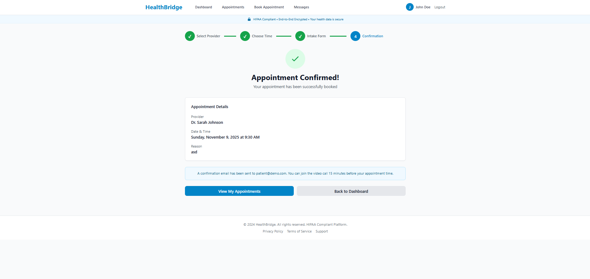 Telehealth & Patient Management Platform — Patient records