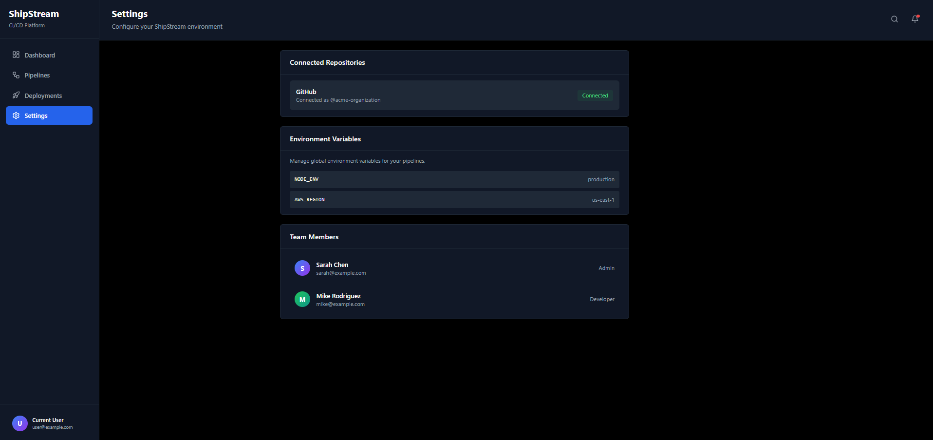 Developer-Centric CI/CD Platform — Analytics