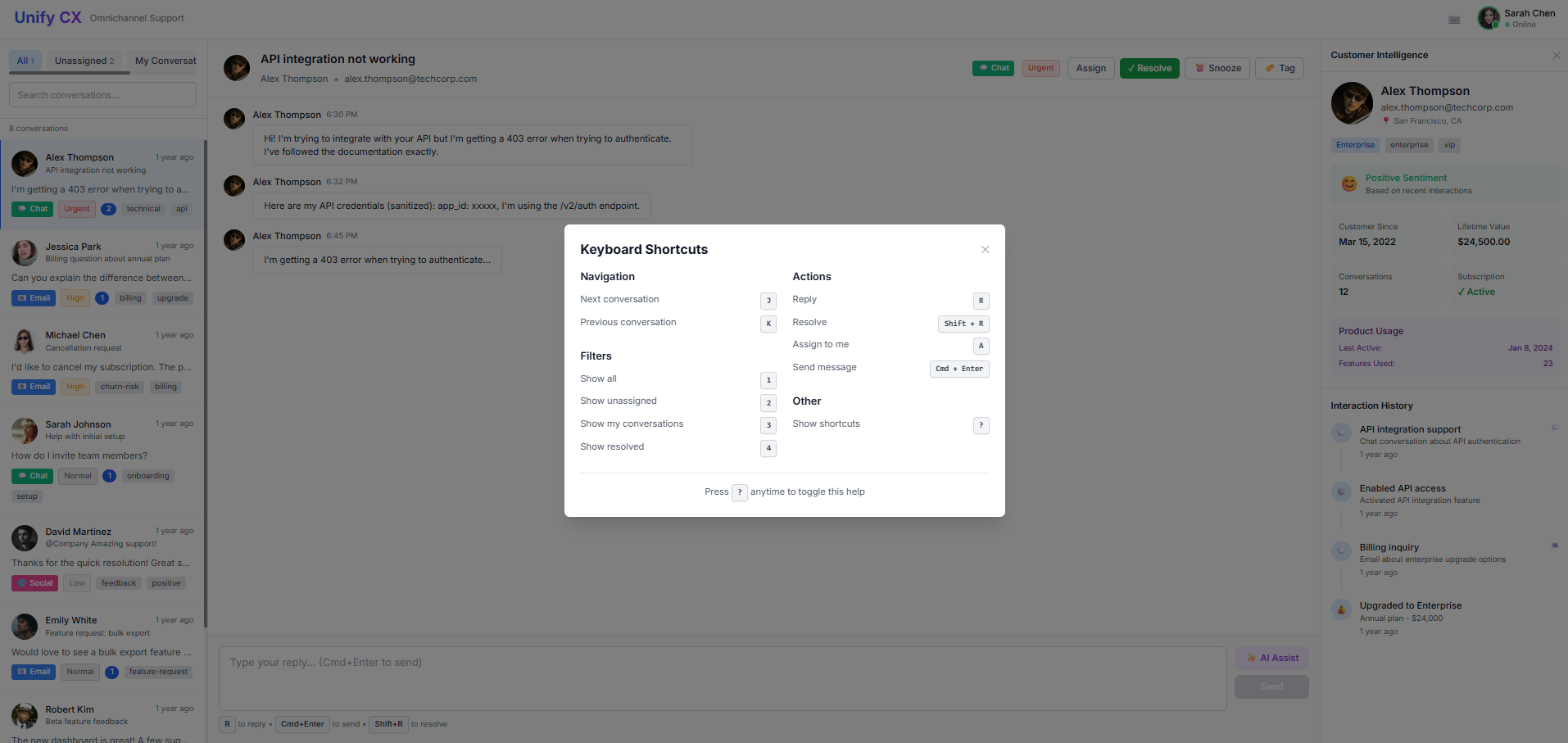 Omnichannel Customer Experience Platform — Analytics